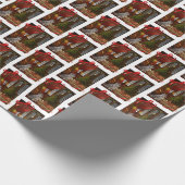 Schnauzer Christmas Wrapping Paper Cadeaupapier (Hoek)