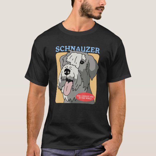 Schnauzer Coolest Dog Schnauzers Dog Owner Schnauz T-shirt (Voorkant)