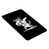 Schnauzer Cute Dabbing Funny Dab Dance Gift Magneet (Rechterzijde)
