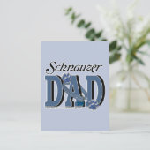 Schnauzer DAD Briefkaart (Staand voorkant)
