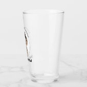 Schnauzer Dad Glass Tumbler (Links)