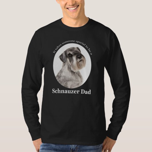 Schnauzer Dad T-Shirt (Voorkant)