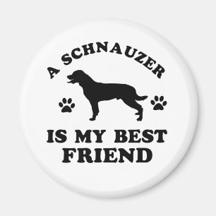 Schnauzer-design Magneet