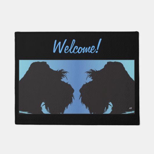 Schnauzer Deurmat (Voorkant)