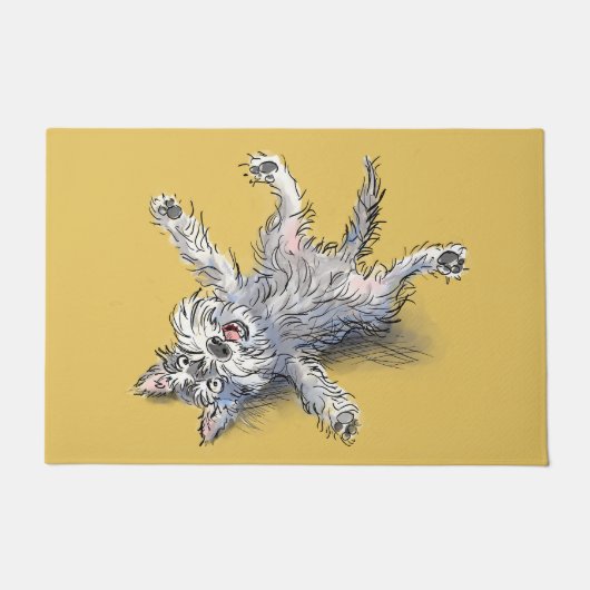 Schnauzer deurmat (Voorkant)