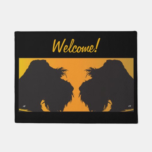 Schnauzer Deurmat (Voorkant)