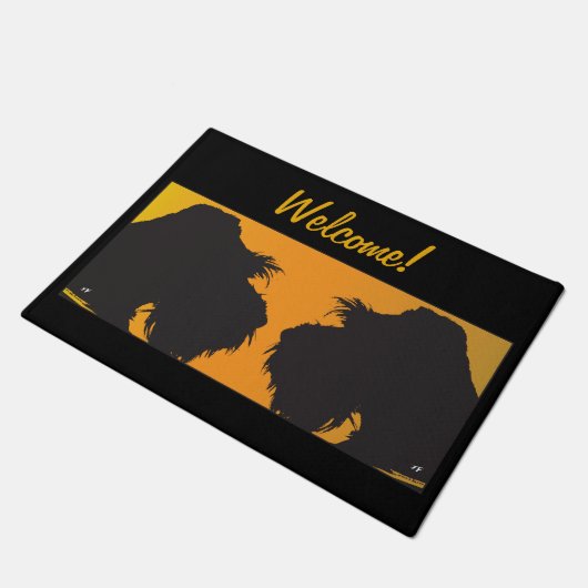 Schnauzer Deurmat (Schuin)