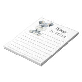 Schnauzer Dingen naar Fetch Notitieblok (Linkerzijde)