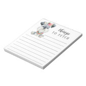 Schnauzer Dingen naar Fetch Notitieblok (Linkerzijde)