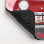 Schnauzer Dog Auto met hart Valentijnse Muismat (Hoek)