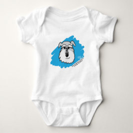 Schnauzer Dog - Baby Bodysuit