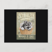 Schnauzer Dog Briefkaart (Voorkant)