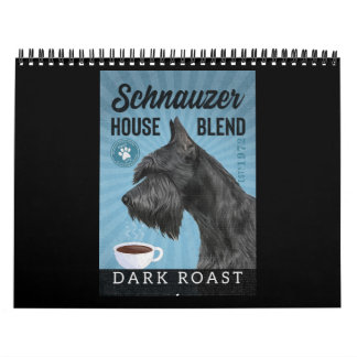 Schnauzer Dog Coffee Kalender