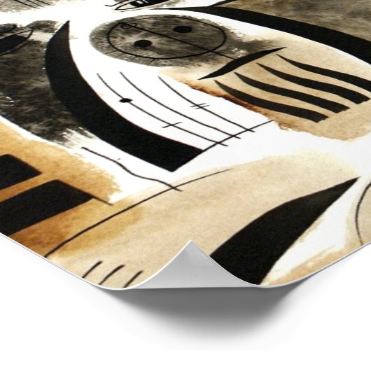 Schnauzer dog dk_2005aug8e poster (Hoek)