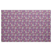Schnauzer dog en wine paars stof (Fat Quarter)