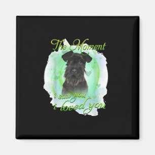 Schnauzer Dog - Ik hield van je T-shirt Magneet