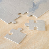 Schnauzer Dog in Sledge Let It Snow Christmas Legpuzzel (Zijkant)