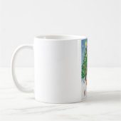 Schnauzer Dog in sneeuwkerst Koffiemok (Links)