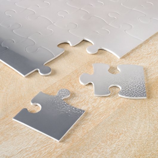 Schnauzer Dog in sneeuwkerst Legpuzzel (Zijkant)