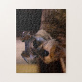Schnauzer Dog Jigsaws. Legpuzzel (Verticaal)