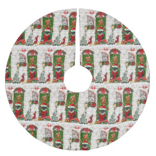 Schnauzer Dog Kerstmis Kerstboom Rok