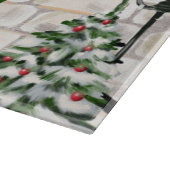 Schnauzer Dog Kerstmis Snijplank (Hoek)