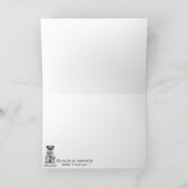 Schnauzer Dog l Feestdagen Kaart (Binnen)