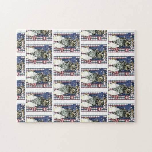 SCHNAUZER DOG LEGPUZZEL (Horizontaal)