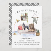 Schnauzer Dog Moving Announcement Aankondiging (Voorkant / Achterkant)