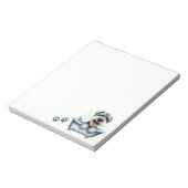 Schnauzer Dog Notitieblok (Linkerzijde)