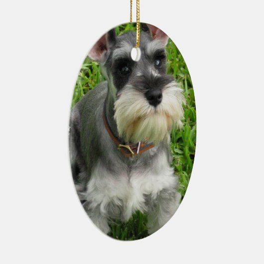 Schnauzer Dog Ornament (Rechts)