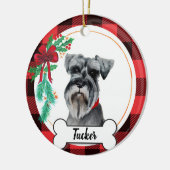 Schnauzer Dog Ornament (Links)
