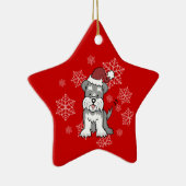 Schnauzer Dog Ornament (Rechts)