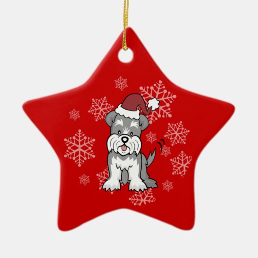 Schnauzer Dog Ornament (Voorkant)