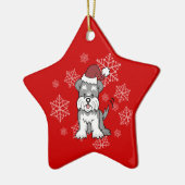 Schnauzer Dog Ornament (Links)