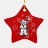 Schnauzer Dog Ornament (Achterkant)