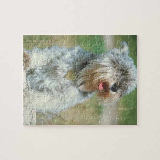 Schnauzer Dog Puzzle Legpuzzel (Horizontaal)