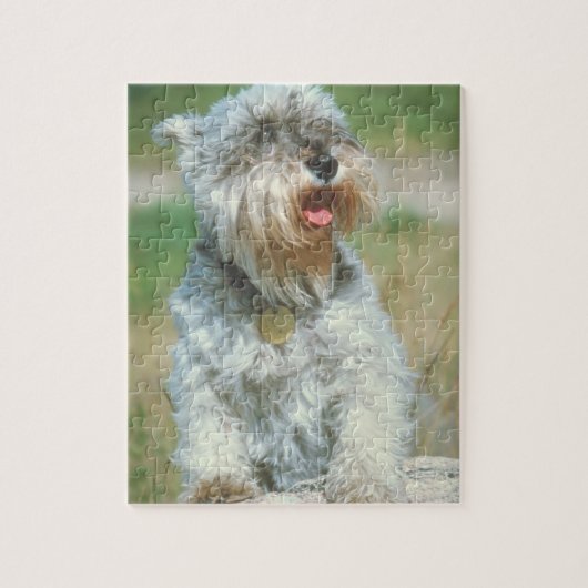 Schnauzer Dog Puzzle Legpuzzel (Verticaal)