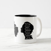 Schnauzer Dog Sanity Tweekleurige Koffiemok (Voorkant rechts)