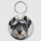 Schnauzer Dog Sleutelhanger (Voorkant)
