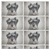 Schnauzer Dog Stof (Swatch)