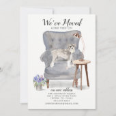 Schnauzer Dog We hebben een bewegende aankondiging (Voorkant)