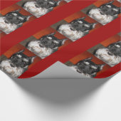 Schnauzer Dog Wrapping Paper Cadeaupapier (Hoek)