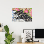 Schnauzer Dreams Print (Thuiskantoor)