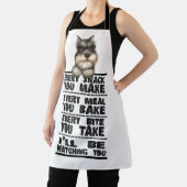 Schnauzer elke snack die je maakt schort (Insitu)