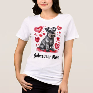Schnauzer en Hartjes T-Shirt