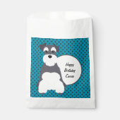 Schnauzer en Polka Dots Bedankzakje (Voorkant)