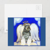 SCHNAUZER ENGEL BRIEFKAART (Voorkant / Achterkant)
