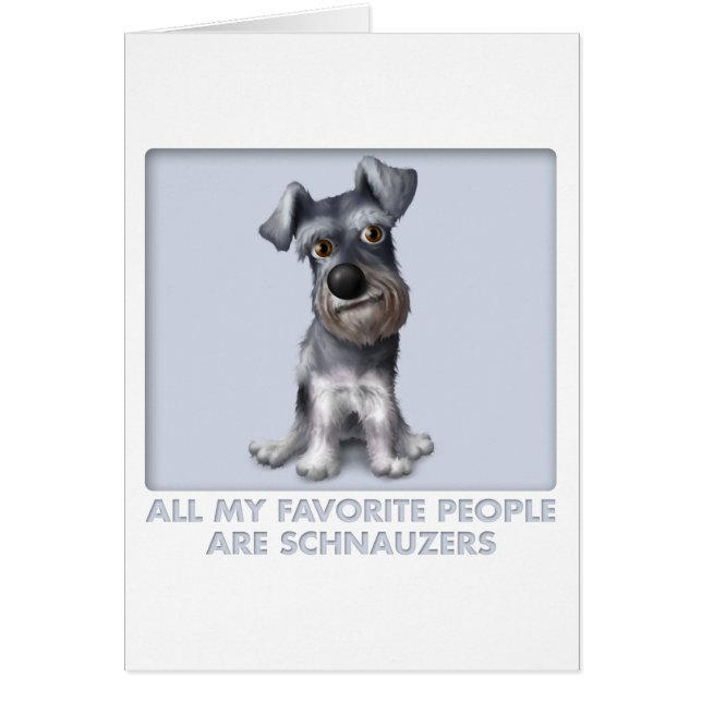 Schnauzer Favoriet (Voorkant)