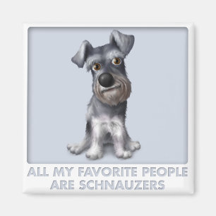 Schnauzer Favoriet Magneet